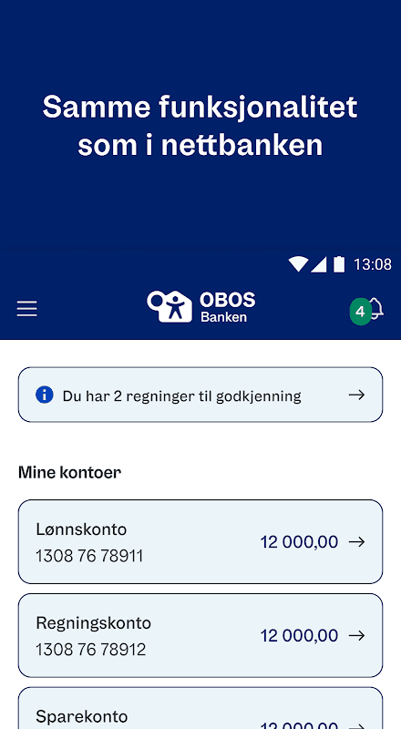 OBOS Mobilbank screenshot 3