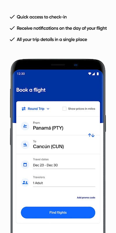 Copa Airlines screenshot 2