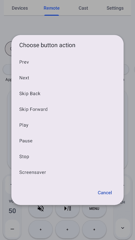 Controle Remoto de TV (Apple) screenshot 5