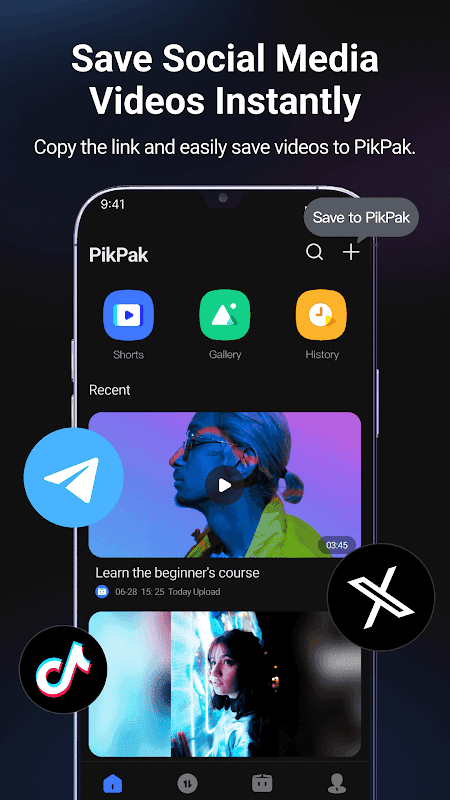 PikPak-Safe Cloud, Video Saver screenshot 1