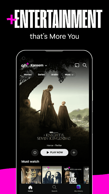 OSN - Streaming App screenshot 1