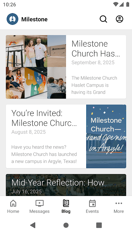 Milestone Church screenshot 3