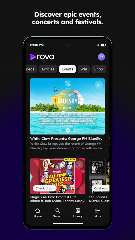 rova – radio, music, podcasts screenshot 4