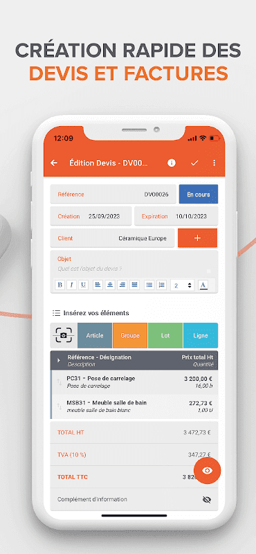 Devis & Facture facile - Gestion de Facturation screenshot 3