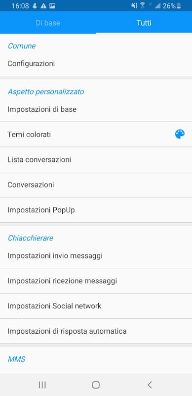Handcent SMS Italian Language pack screenshot 1
