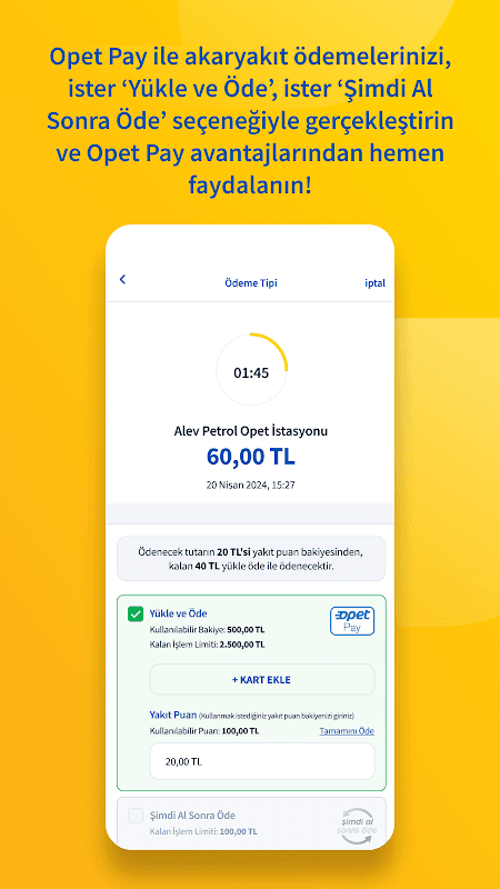 Opet Mobil Uygulaması screenshot 6