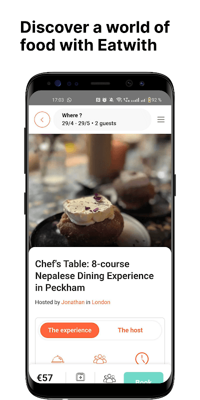 Eatwith - Food experiences screenshot 4