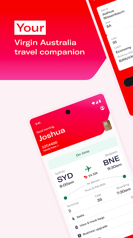 Virgin Australia screenshot 1