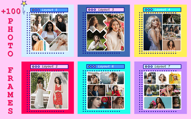 Photo collage, photo frames, p screenshot 1