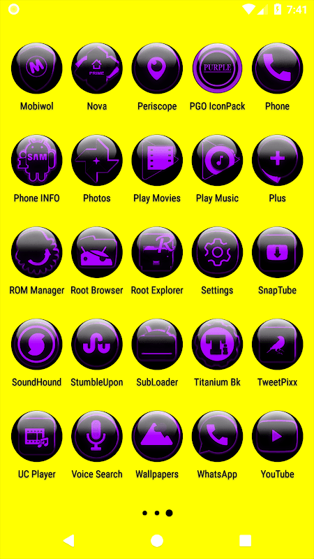 Purple Glass Orb Icon Pack v9.0 Free screenshot 5