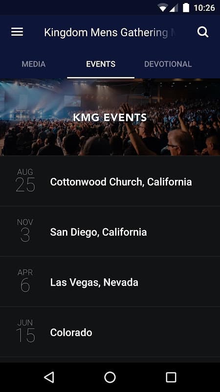 Kingdom Men's Gathering screenshot 2