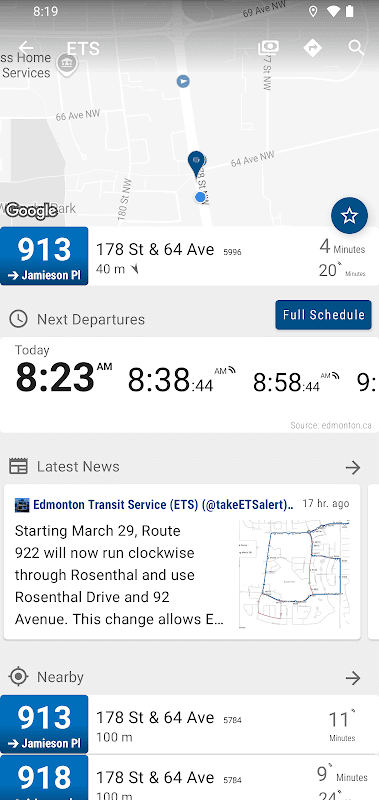 Edmonton ETS Bus - MonTransit screenshot 2
