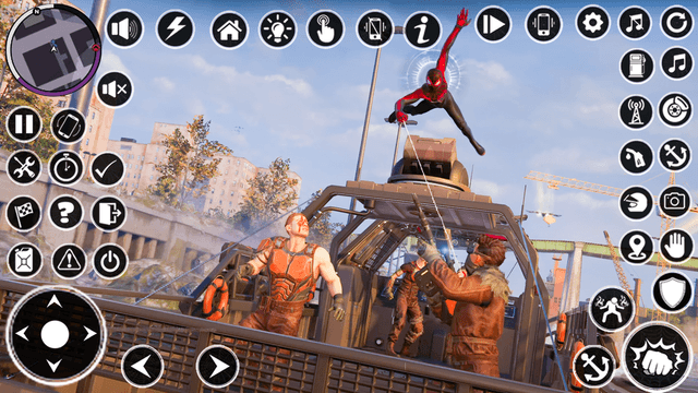 Black Spider Super hero Games screenshot 5