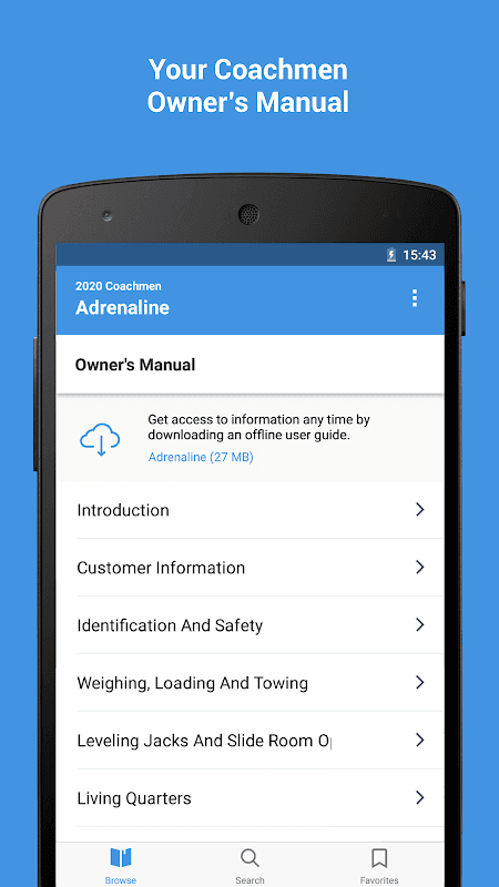 Coachmen RV Owner's Guide screenshot 2