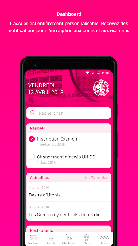 UNIGE Mobile screenshot 4