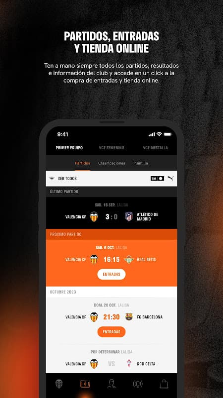 Valencia CF - Official App screenshot 3