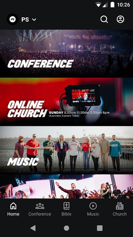 Planetshakers screenshot 1