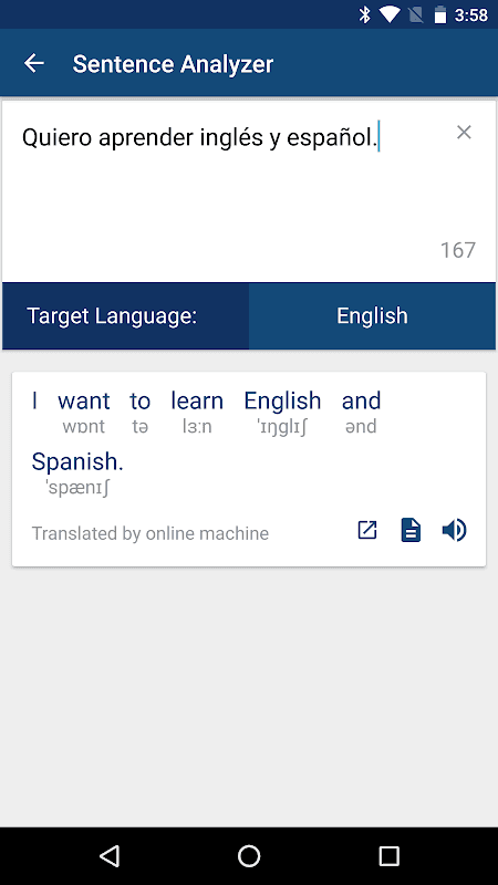 Spanish English Dictionary screenshot 3