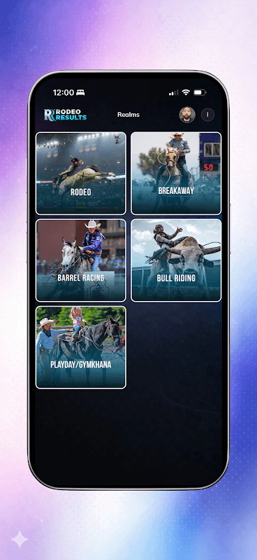 Rodeo Results screenshot 1