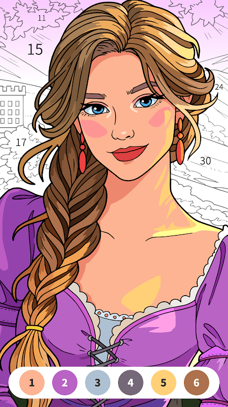 Art Color:Color by Number Game screenshot 2