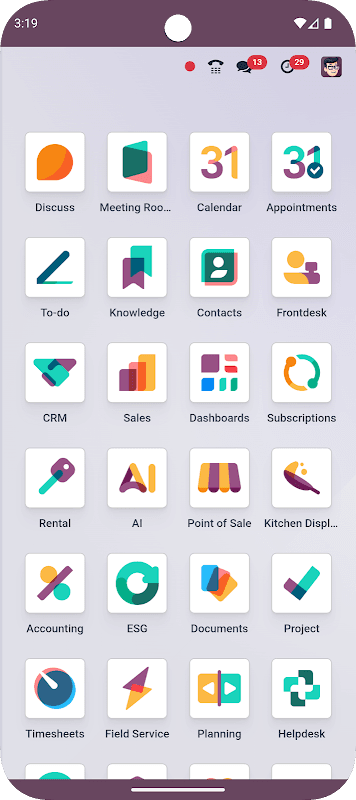 Odoo screenshot 3