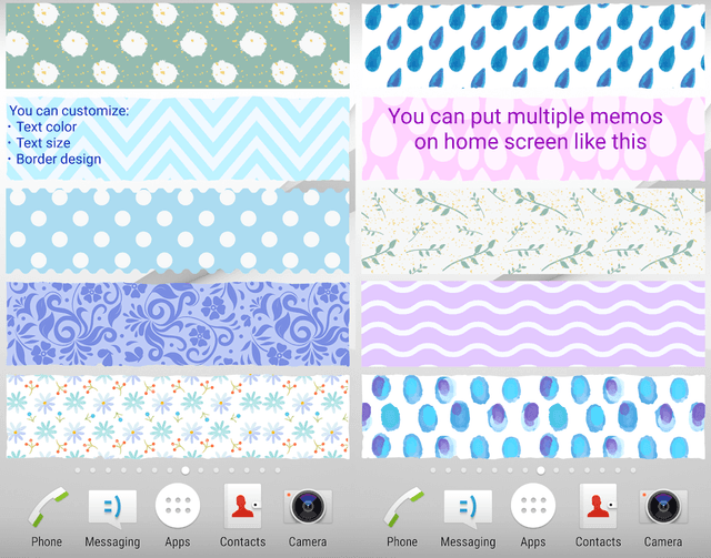 Sticky Memo Notepad *Ocean* screenshot 4