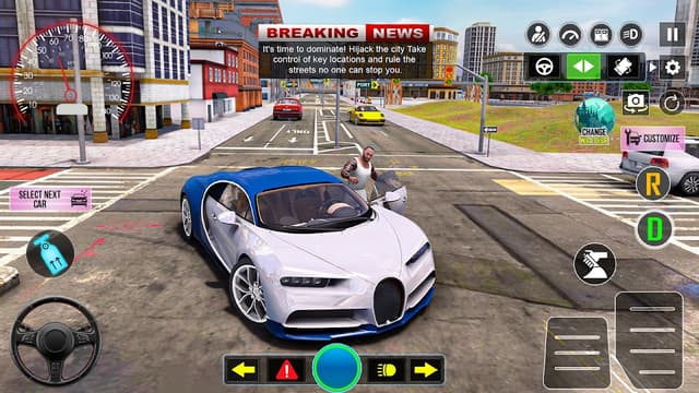 Urban Street Car Driving Game screenshot 5