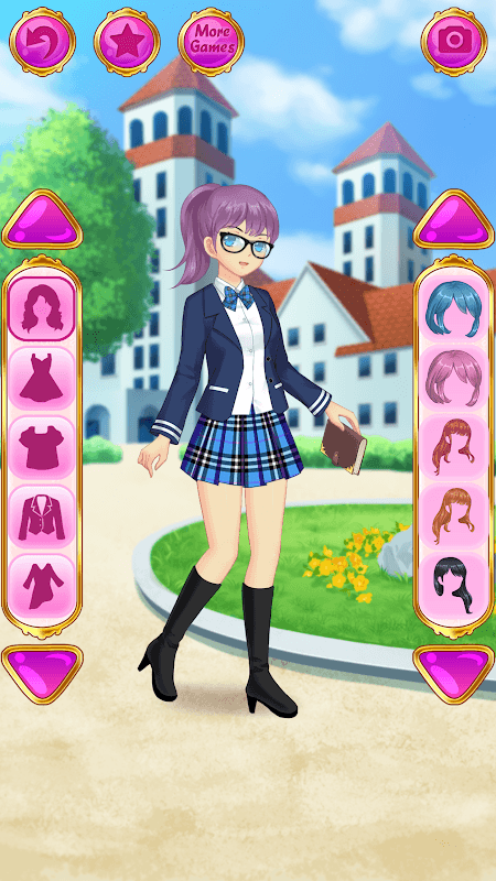 Anime Dress Up Games For Girls screenshot 4
