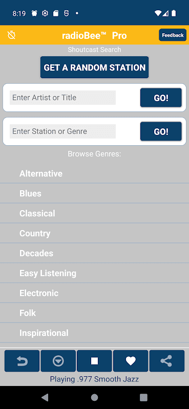 radioBee Lite - radio app screenshot 2