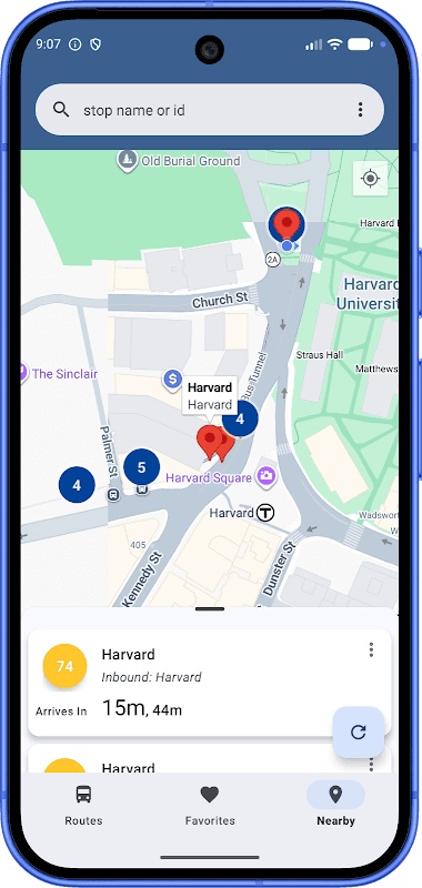 MBTA Boston Bus and Rail App screenshot 3