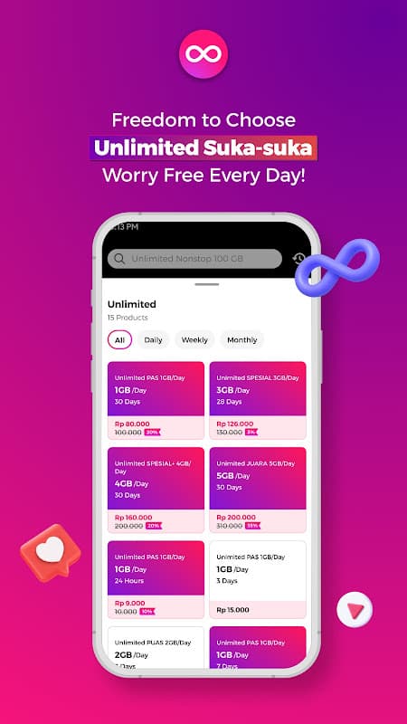 mySF. For everything smartfren. Everything WOW screenshot 2