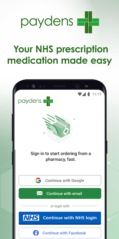 Paydens: NHS Prescriptions screenshot 1