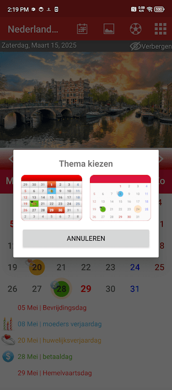 Nederland Kalender 2024 screenshot 2
