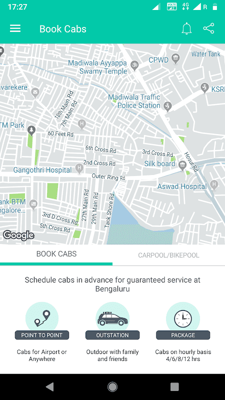 RideAlly - Guaranteed Cabs screenshot 4