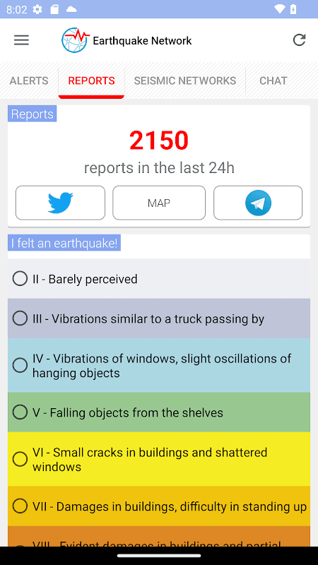 Earthquake Network screenshot 4