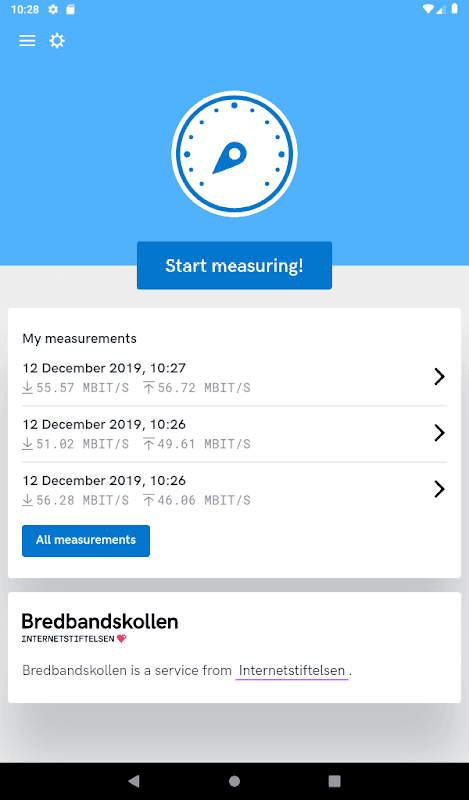 Bredbandskollen screenshot 5