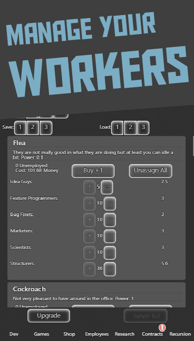 Idle Idle GameDev screenshot 1