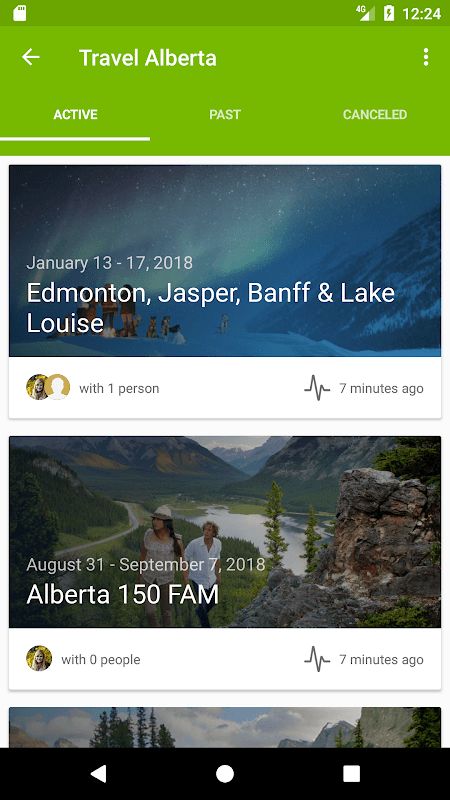 Travel Alberta - Itineraries screenshot 1