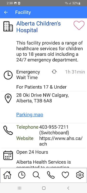 Alberta Health Services (AHS) screenshot 4
