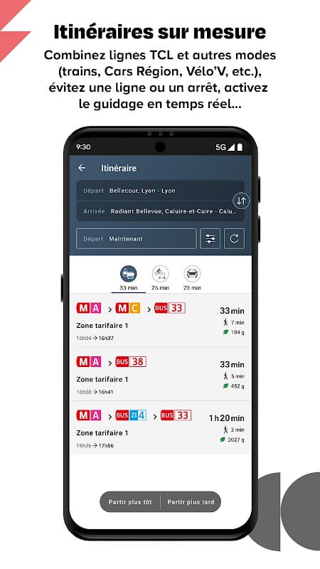 Lyon Public Transport screenshot 3