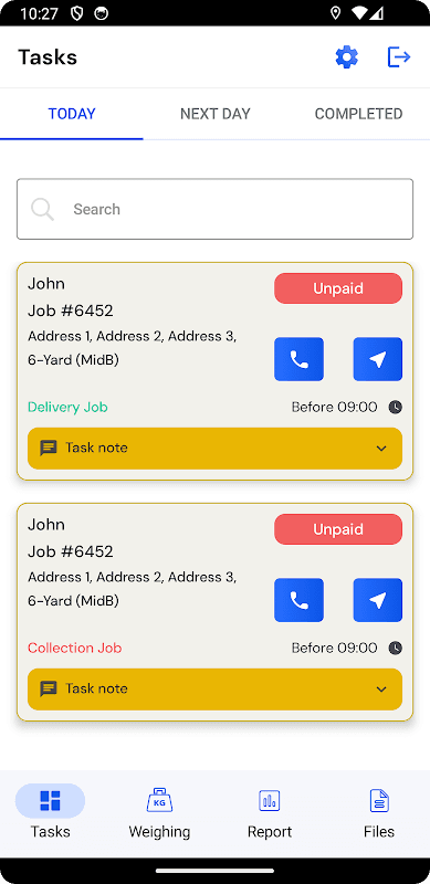 Roll-off Manager screenshot 1