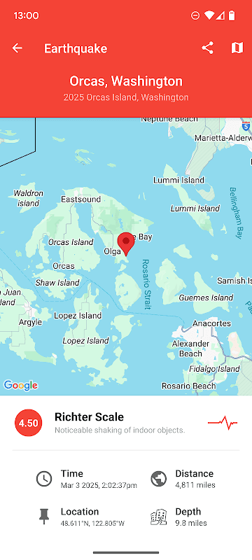 My Earthquake Alerts - US & Worldwide Earthquakes screenshot 1