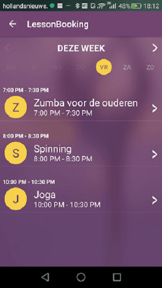Sportivity screenshot 1