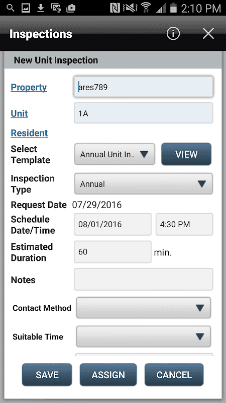 Yardi Inspection Mobile screenshot 6