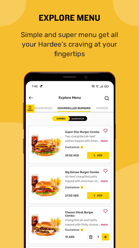 Hardee's UAE-Order fast food online for Delivery! screenshot 3