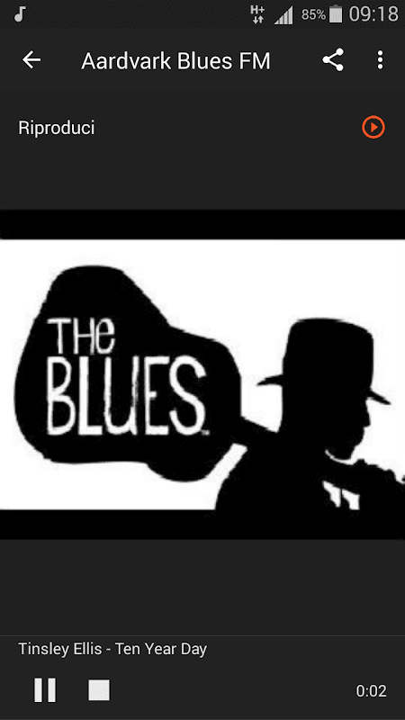 Blues music radio screenshot 5