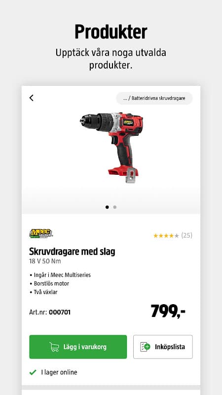 Jula screenshot 2