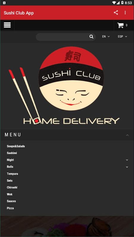 Sushi Club App screenshot 3