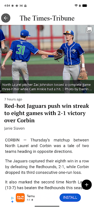 Times-Tribune- Corbin, KY screenshot 2