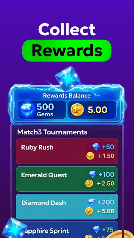 Playoff: Puzzle Rewards Game screenshot 2